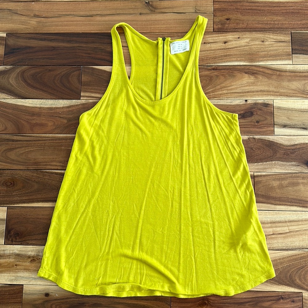 Mustard yellow tank top